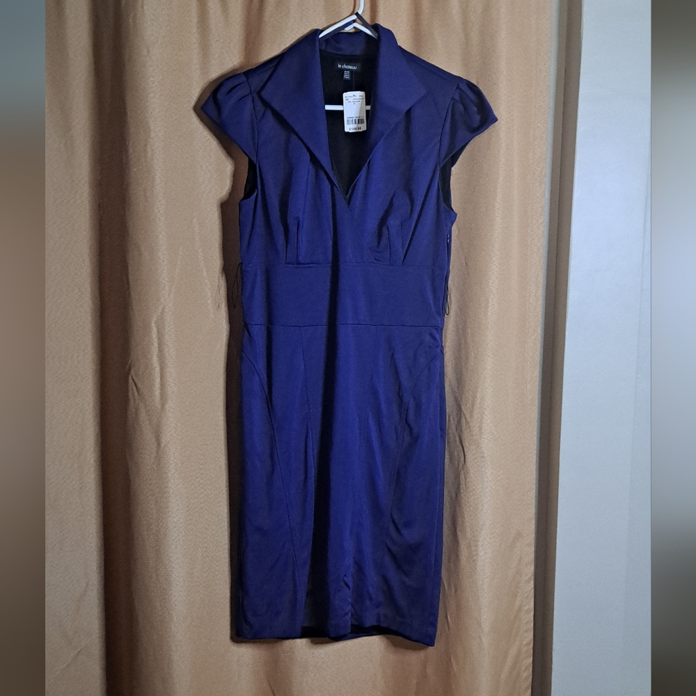 Le Chateau Elegant Purple Dress XL